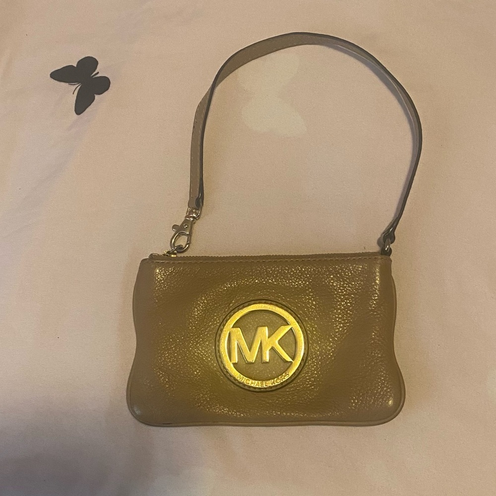 Michael Kors Gold Wristlet
